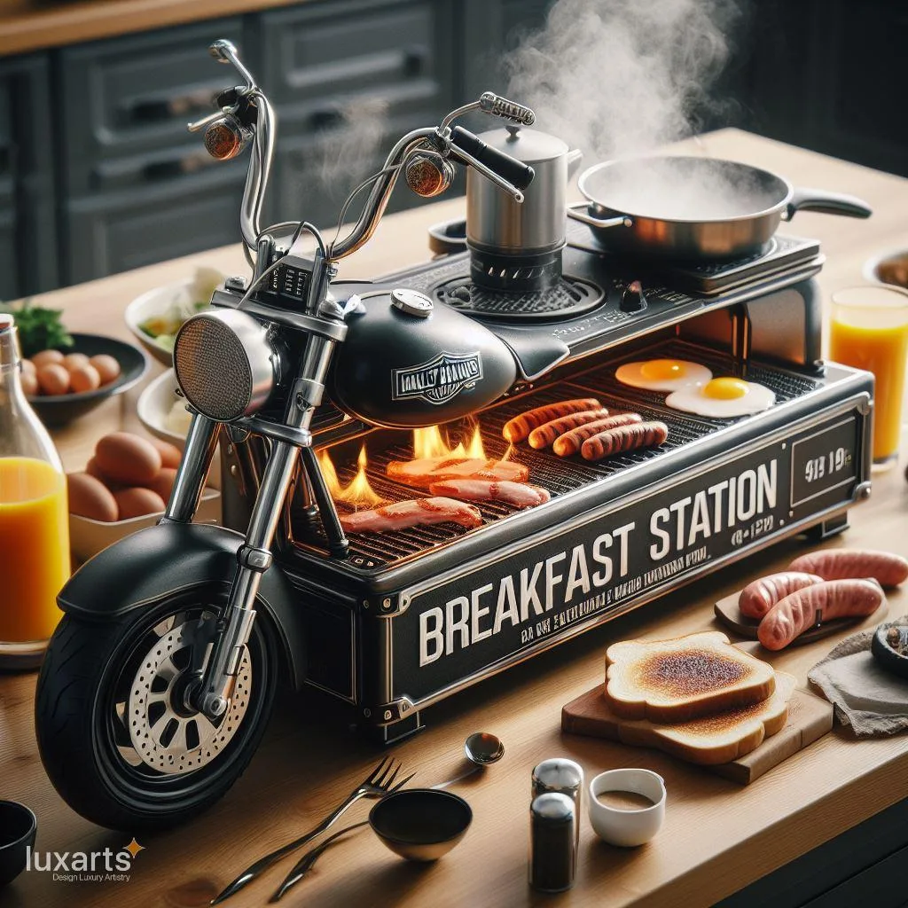 Start Your Day in Style: Harley Davidson-Inspired Breakfast Stations luxarts harley davidson breakfast stations 9 jpg