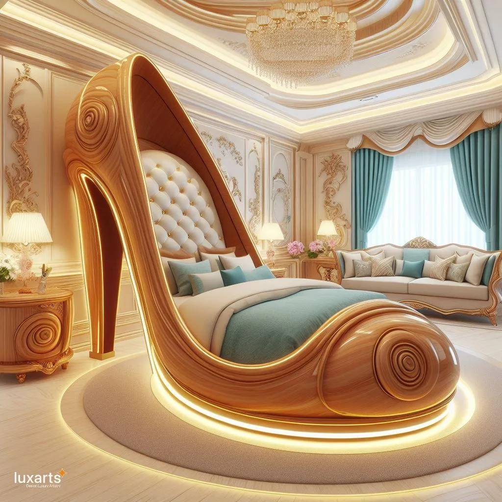 Sleep in Style: The Heel Shoe Shaped Bed luxarts heel shoe shaped bed 6 jpg