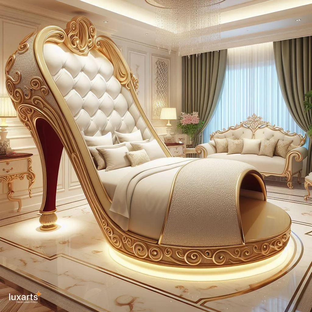 Sleep in Style: The Heel Shoe Shaped Bed luxarts heel shoe shaped bed 7 jpg