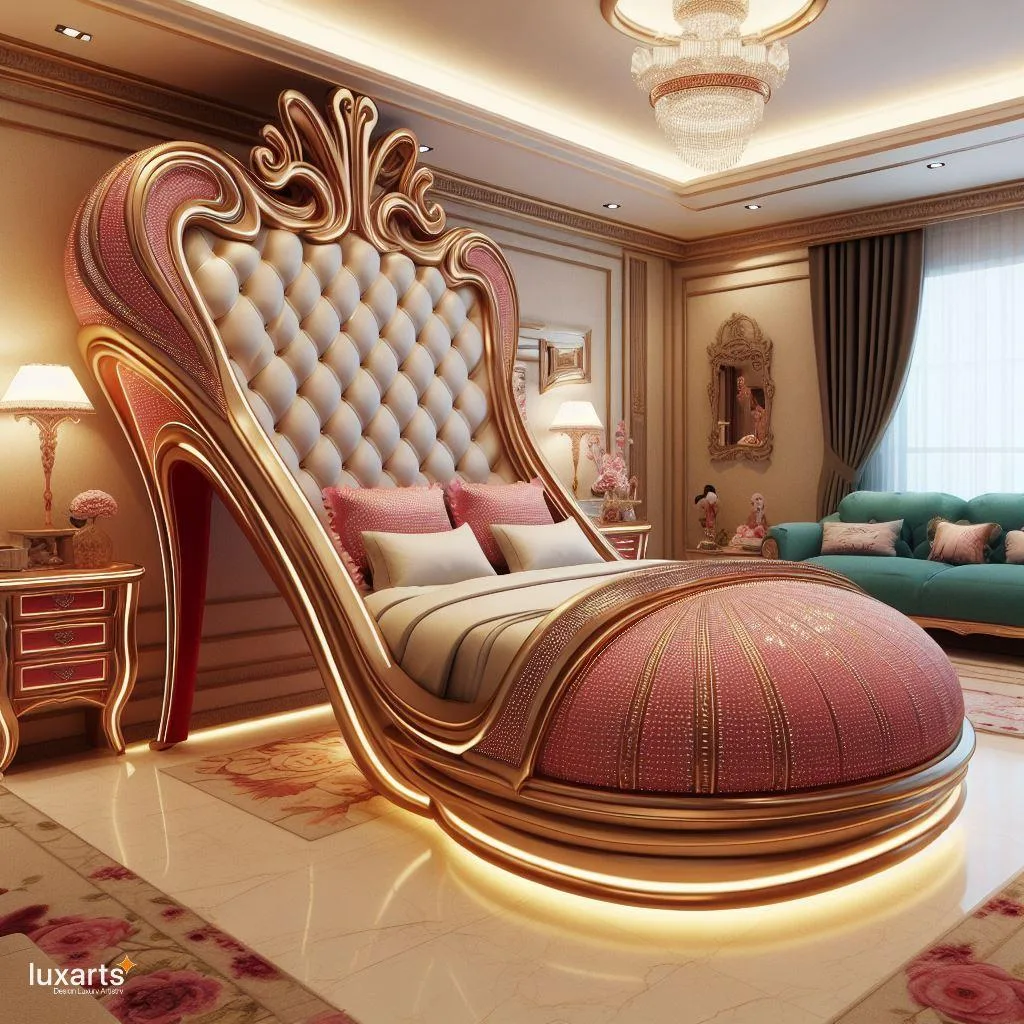 Sleep in Style: The Heel Shoe Shaped Bed luxarts heel shoe shaped bed 8 jpg