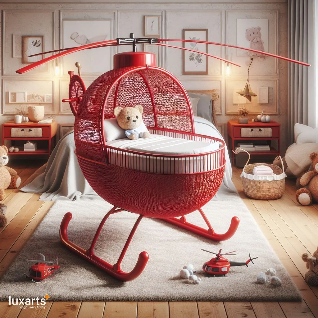 Up in the Clouds: Helicopter Themed Baby Cribs for Little Adventurers