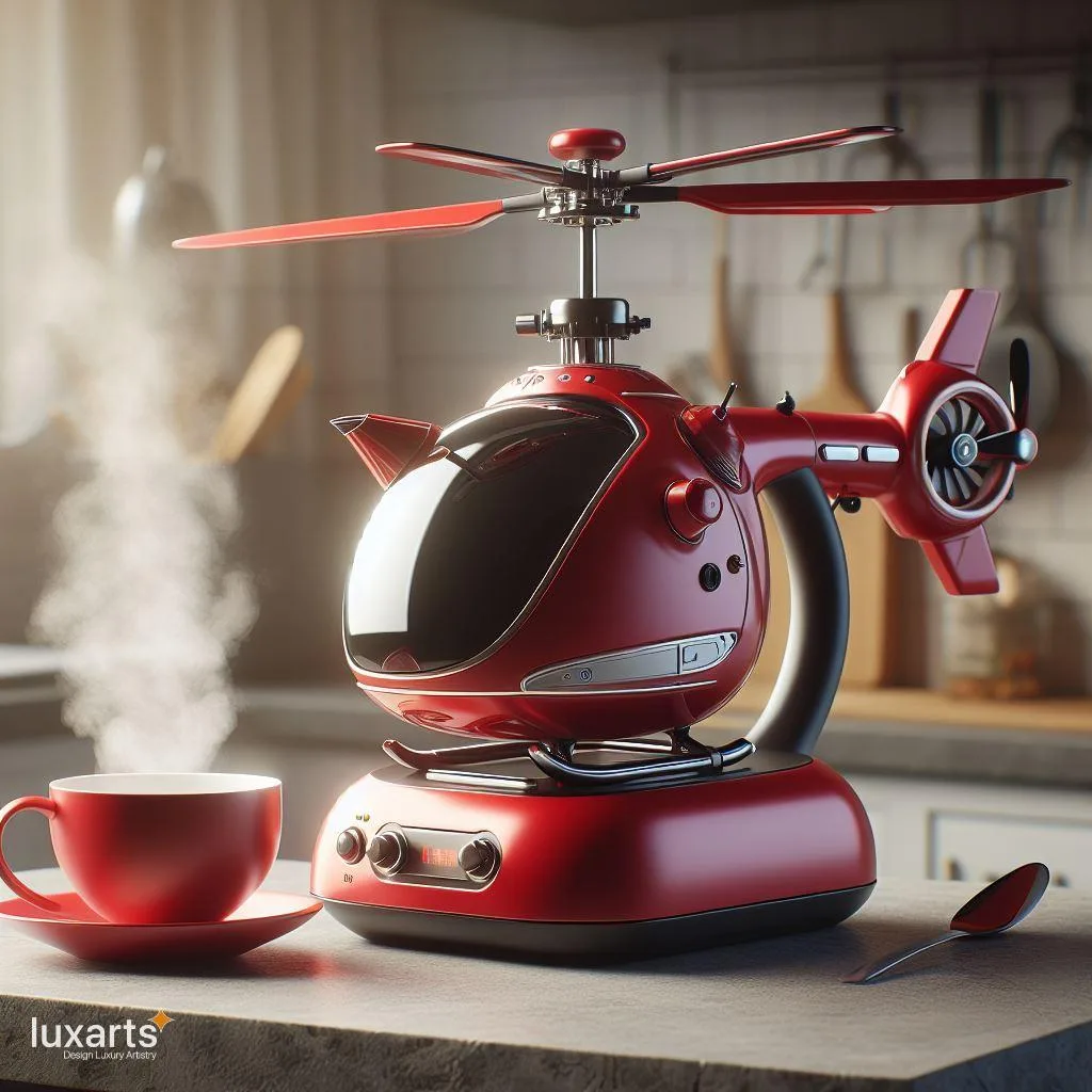 Helicopter Inspired Kitchen Appliances: Soaring Style in Culinary Innovation luxarts helicopter electric kettle 9 jpg