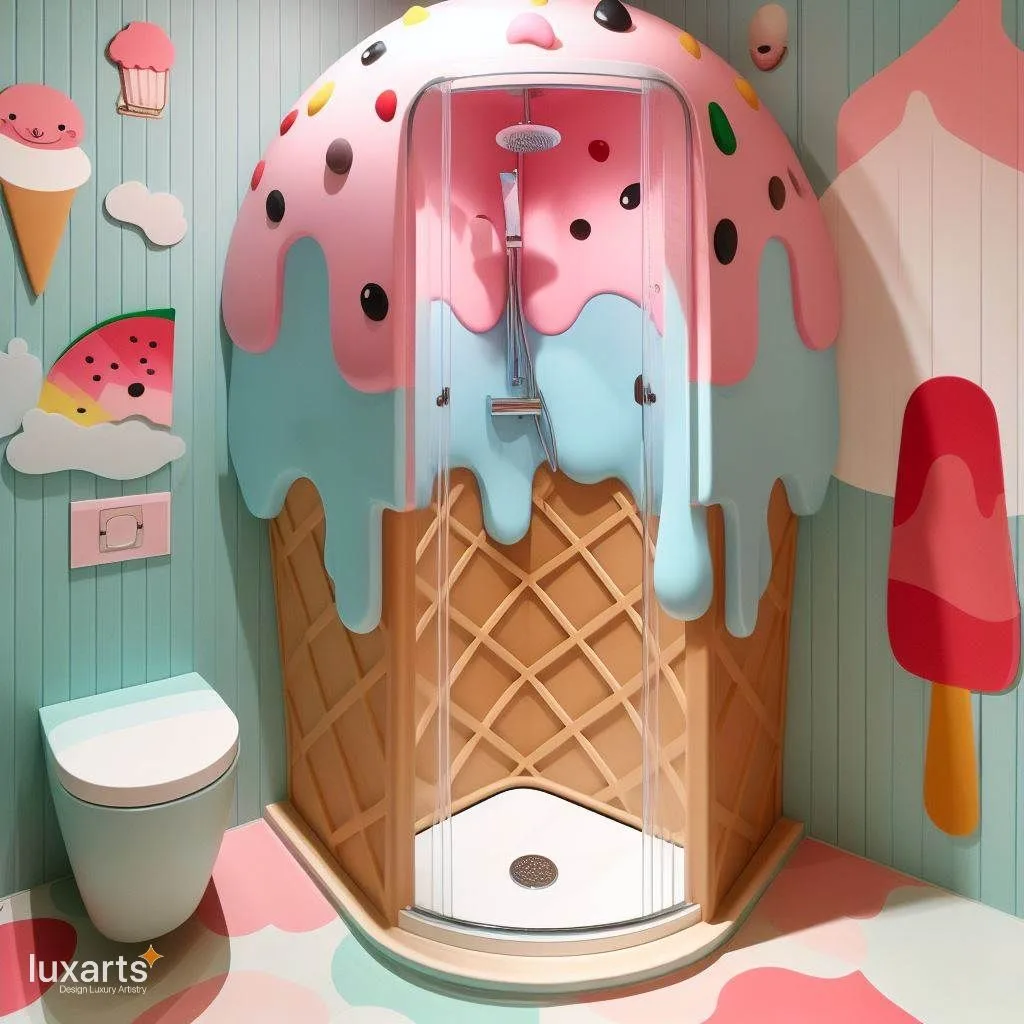 Ice Cream-Inspired Bathroom Decor: Sweeten Your Space luxarts ice cream inspired bathroom decor 1 jpg