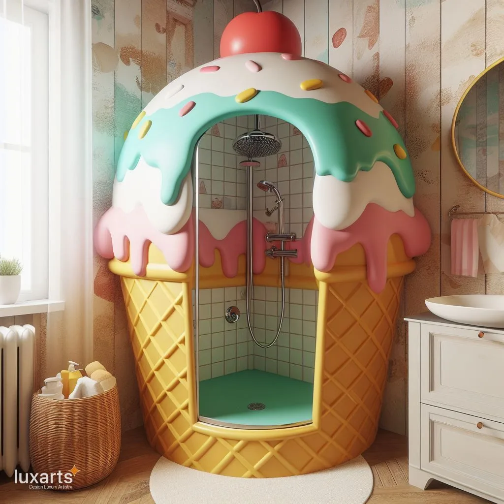 Ice Cream-Inspired Bathroom Decor: Sweeten Your Space luxarts ice cream inspired bathroom decor 5 jpg
