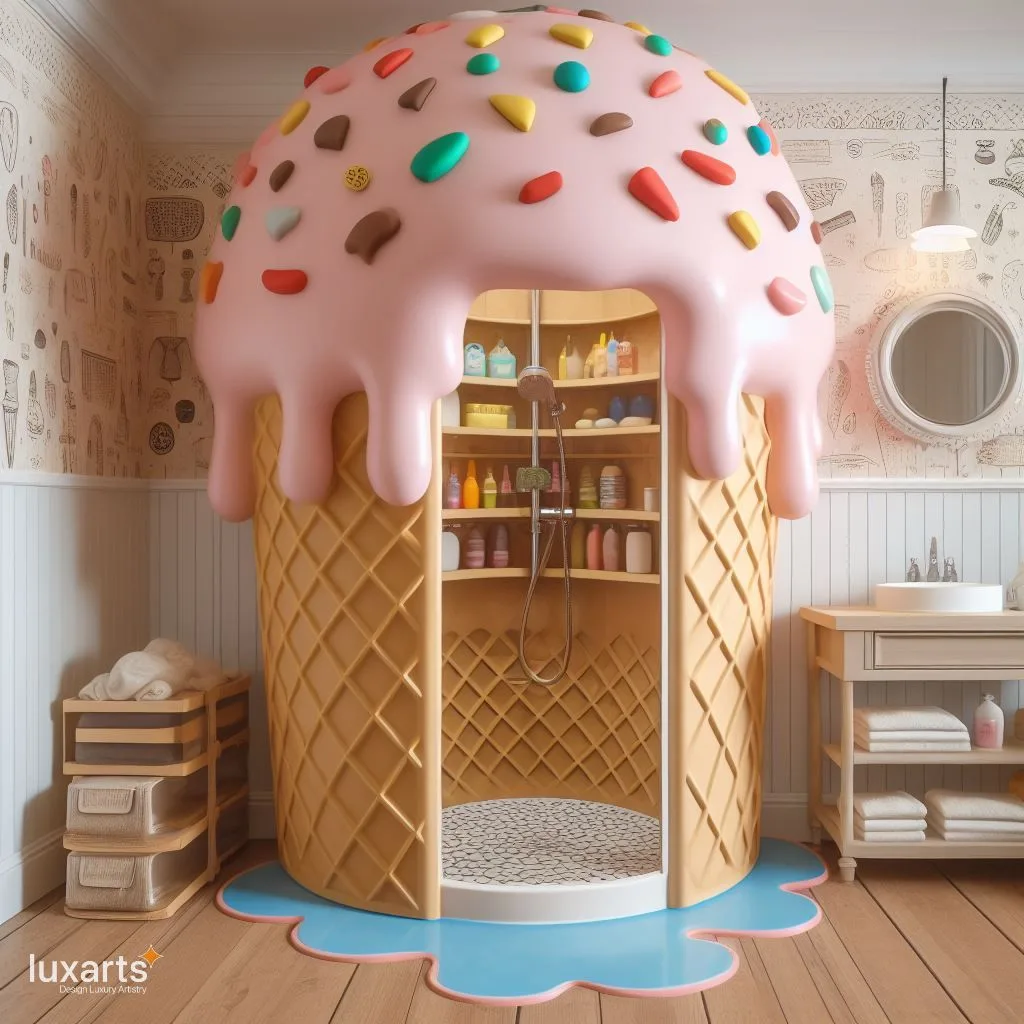 Ice Cream-Inspired Bathroom Decor: Sweeten Your Space luxarts ice cream inspired bathroom decor 6 jpg