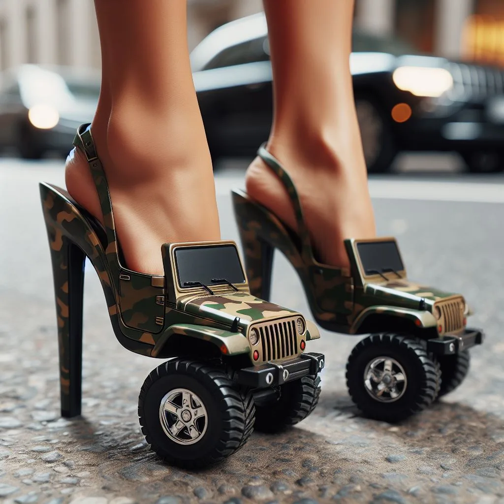 Jeep Inspired Heels: Stepping into Adventure with Style