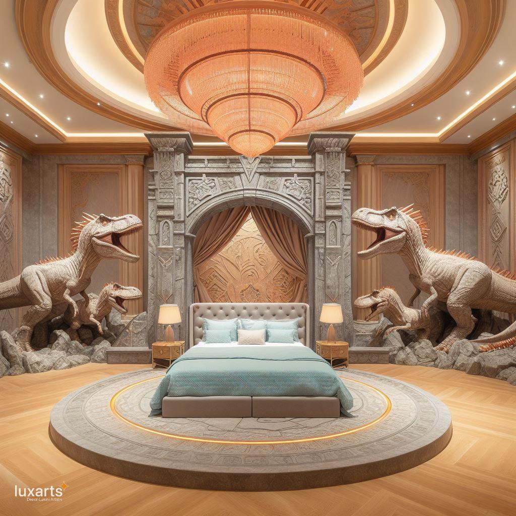 Roar into Adventure: Jurassic Park-Themed Bedroom for Dino Fans luxarts jurassic park bedroom 0