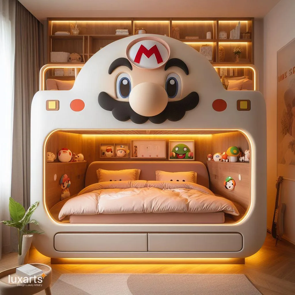 Adventurous Slumber: Mario Bunk Beds for Kids luxarts mario bunk beds 1 jpg