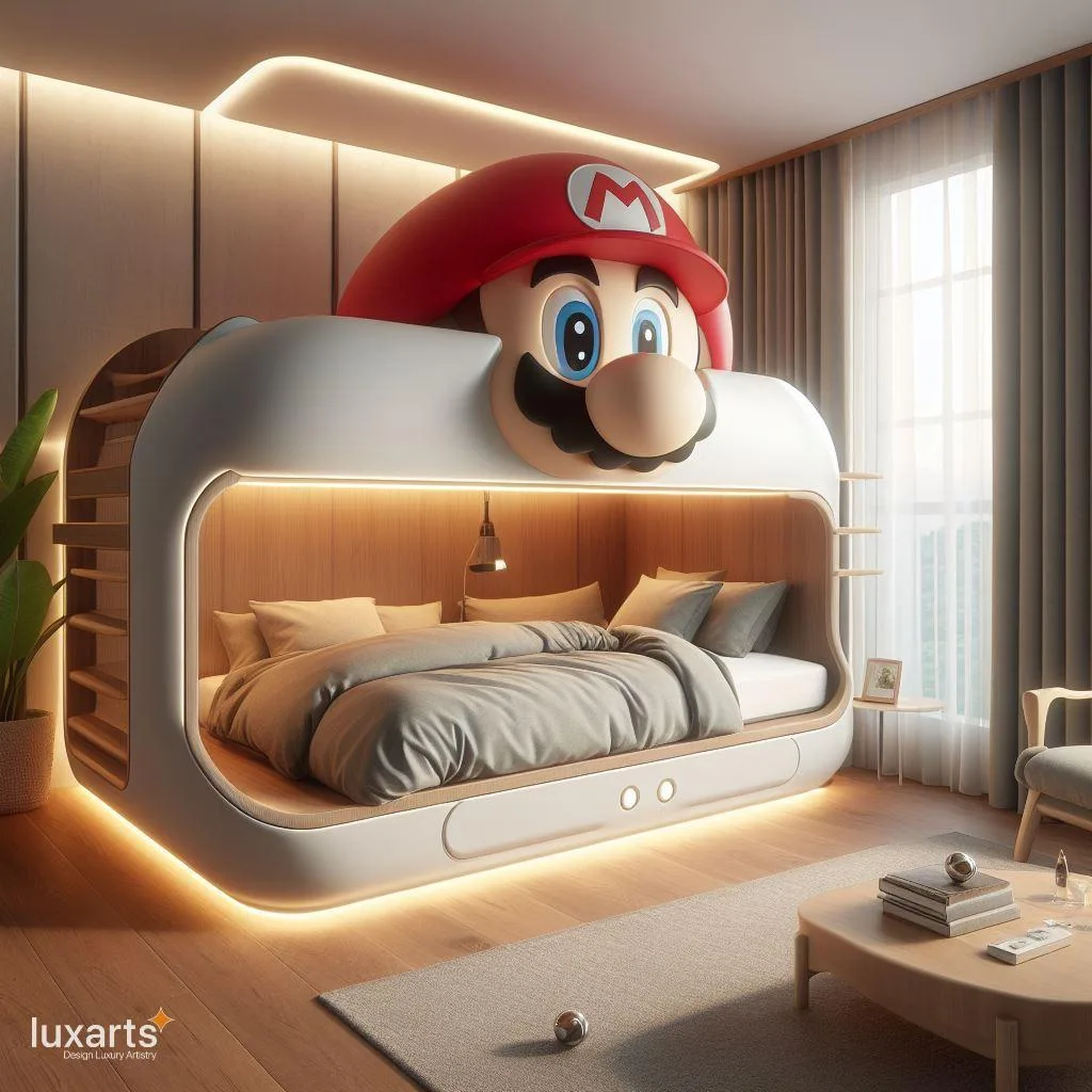 Adventurous Slumber: Mario Bunk Beds for Kids luxarts mario bunk beds 7 jpg