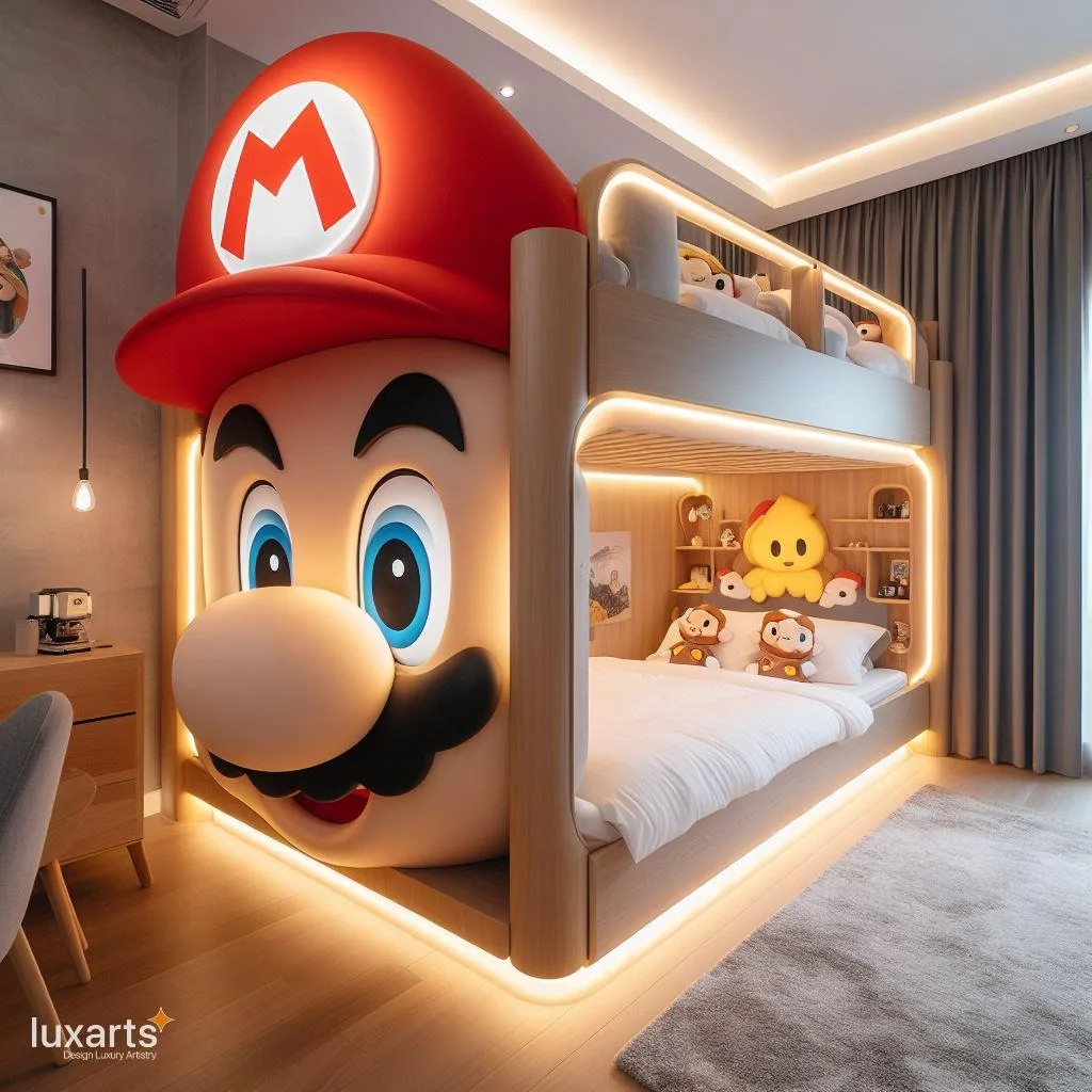 Adventurous Slumber: Mario Bunk Beds for Kids