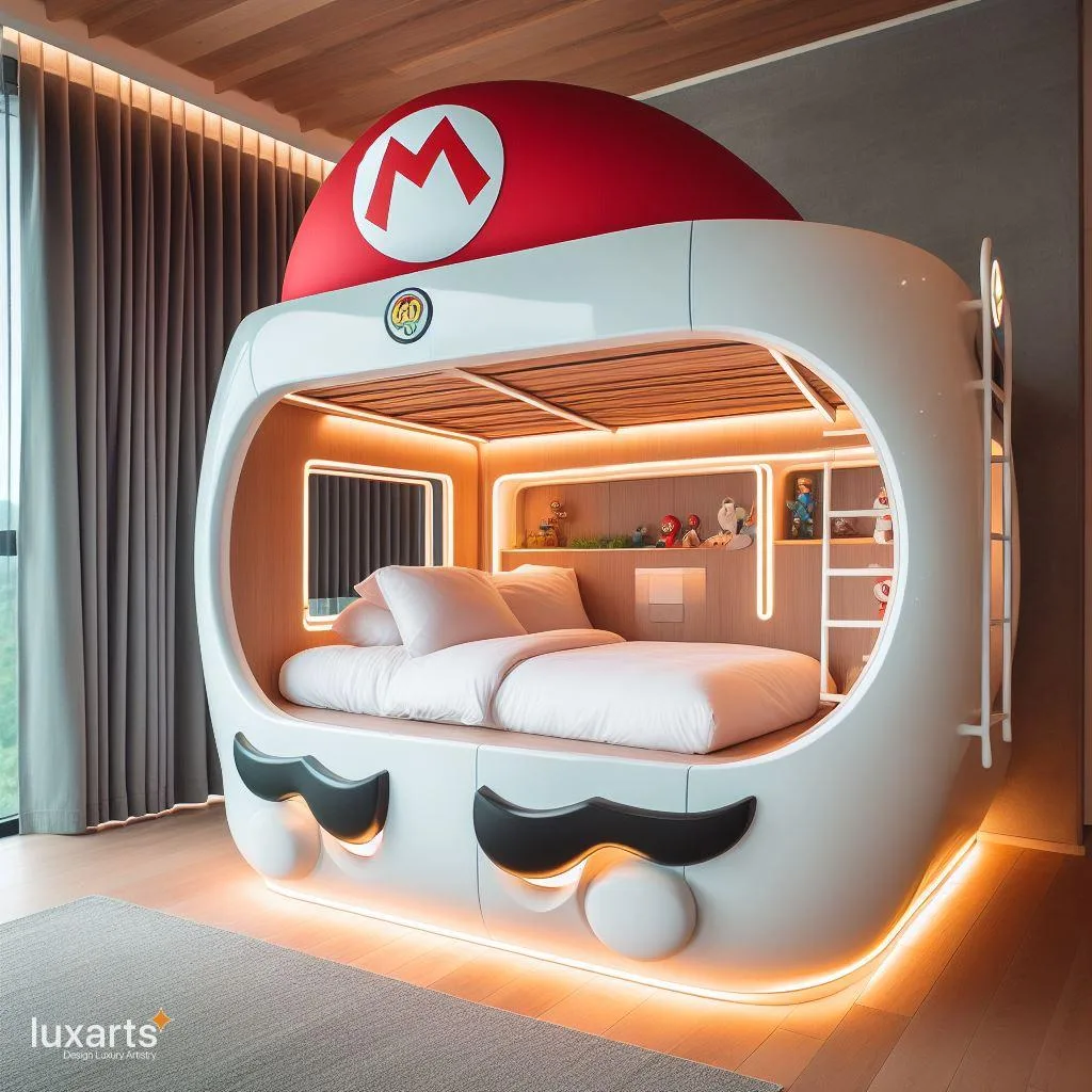 Adventurous Slumber: Mario Bunk Beds for Kids luxarts mario bunk beds 9 jpg