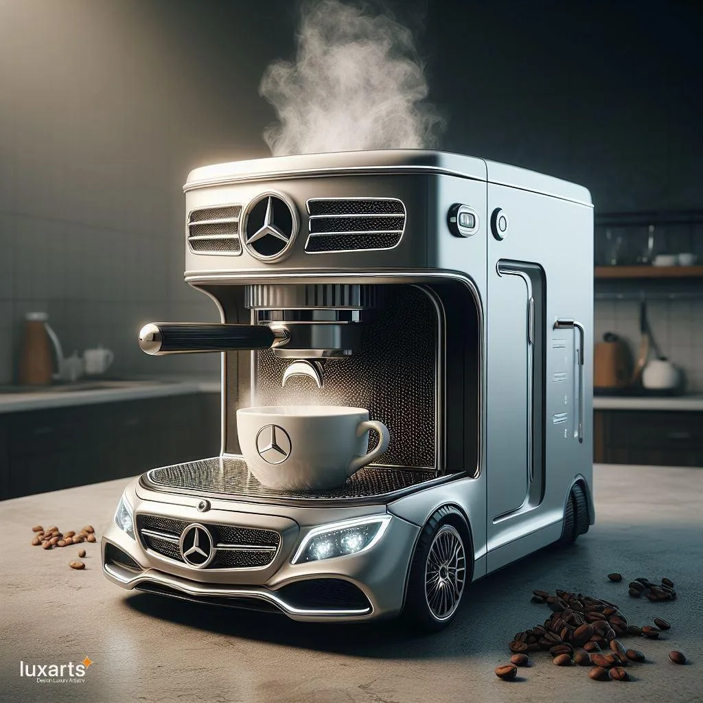 Rev Up Your Mornings: Mercedes-Inspired Coffee Maker for Luxury Brews