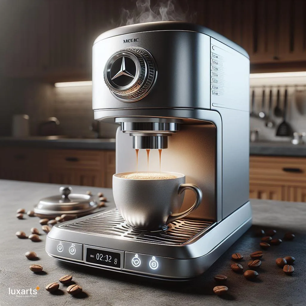 Rev Up Your Mornings: Mercedes-Inspired Coffee Maker for Luxury Brews luxarts mercedes inspired coffee maker 10 jpg