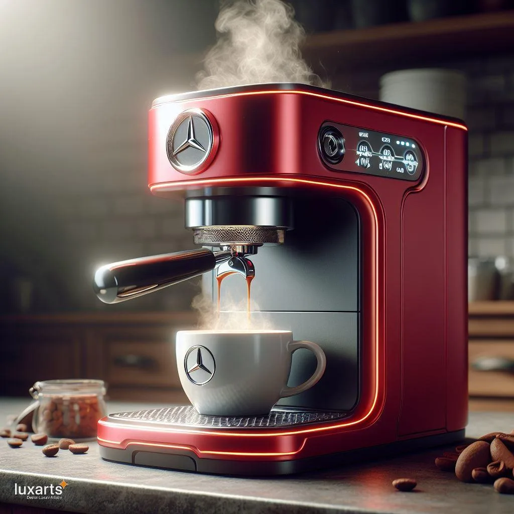 Rev Up Your Mornings: Mercedes-Inspired Coffee Maker for Luxury Brews luxarts mercedes inspired coffee maker 11 jpg
