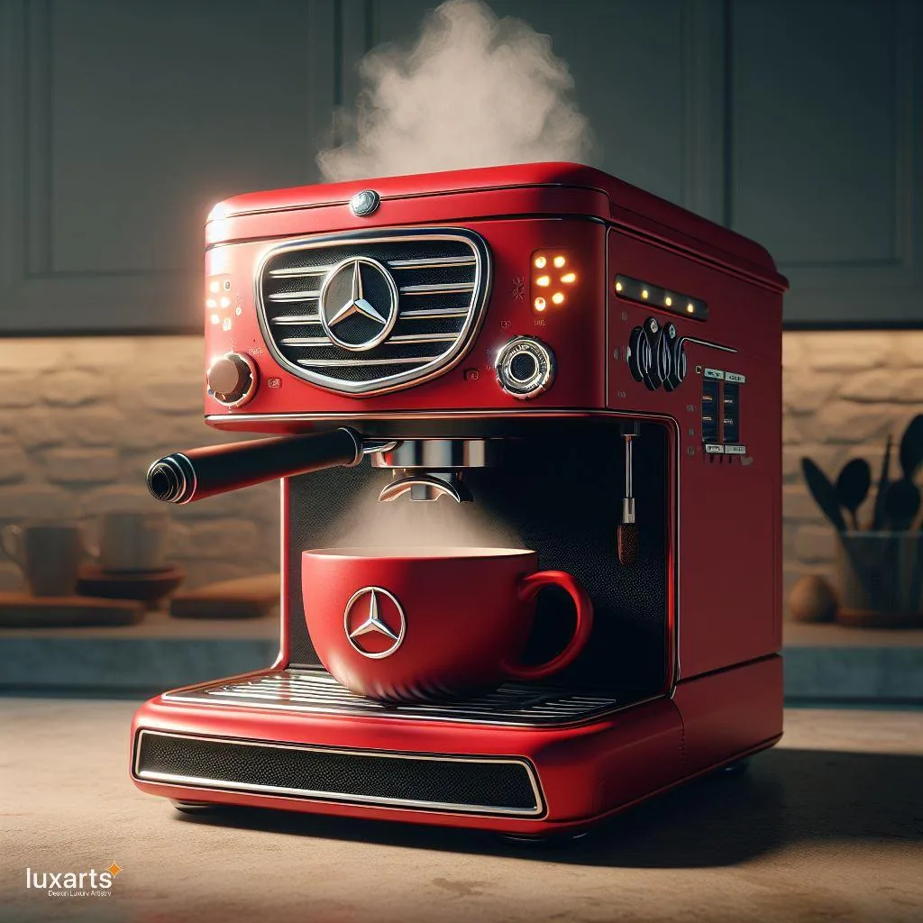 Rev Up Your Mornings: Mercedes-Inspired Coffee Maker for Luxury Brews luxarts mercedes inspired coffee maker 3 jpg