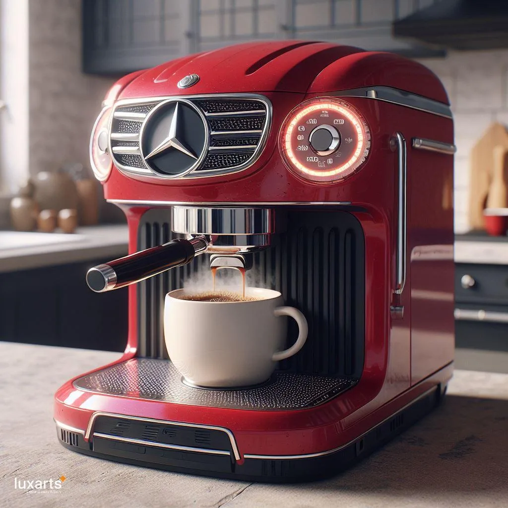 Rev Up Your Mornings: Mercedes-Inspired Coffee Maker for Luxury Brews luxarts mercedes inspired coffee maker 4 jpg