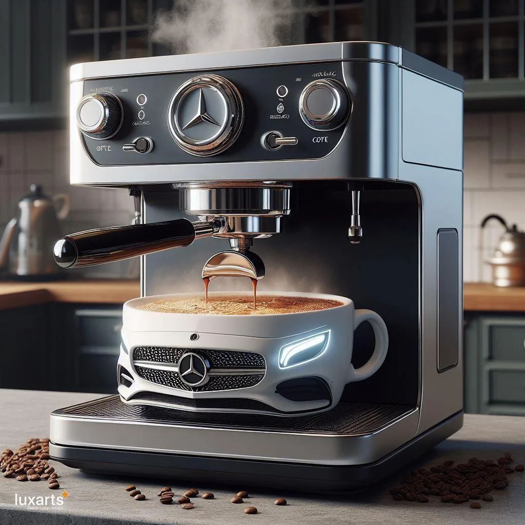 Rev Up Your Mornings: Mercedes-Inspired Coffee Maker for Luxury Brews luxarts mercedes inspired coffee maker 7 jpg