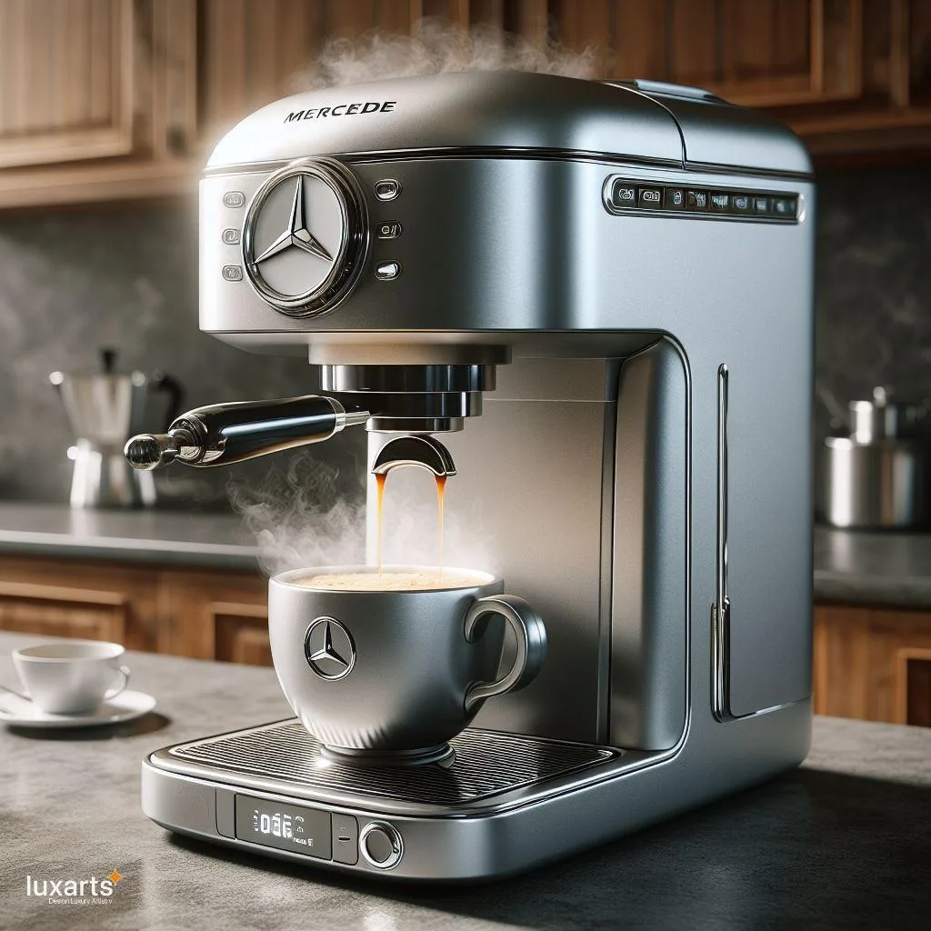 Rev Up Your Mornings: Mercedes-Inspired Coffee Maker for Luxury Brews luxarts mercedes inspired coffee maker 8 jpg
