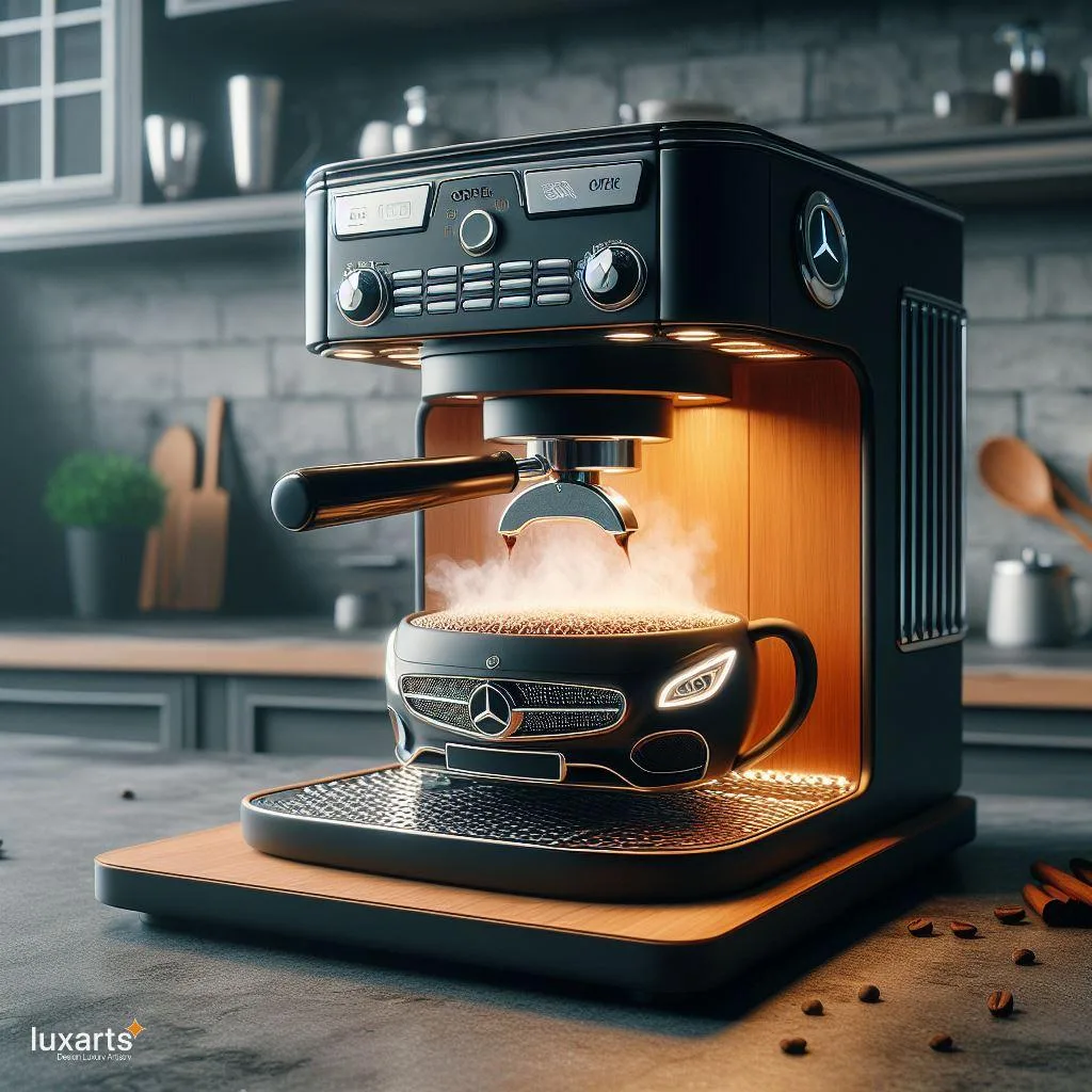 Rev Up Your Mornings: Mercedes-Inspired Coffee Maker for Luxury Brews luxarts mercedes inspired coffee maker 9 jpg