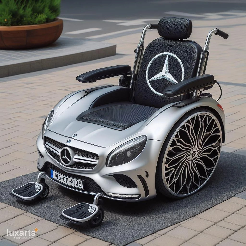 Drive in Comfort and Style: Mercedes-Inspired Electric Wheelchairs luxarts mercedes inspired electric wheelchair 14 jpg
