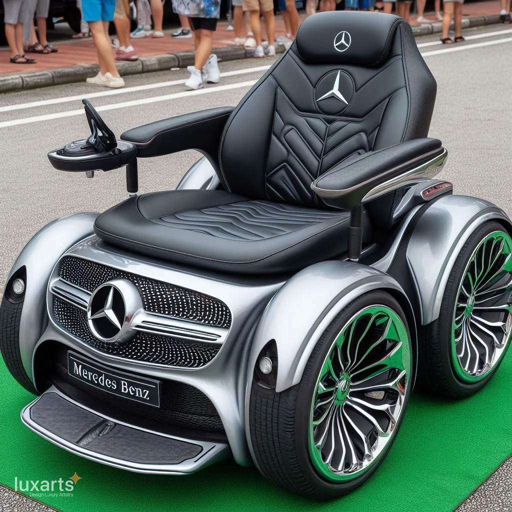 Drive in Comfort and Style: Mercedes-Inspired Electric Wheelchairs luxarts mercedes inspired electric wheelchair 15 jpg