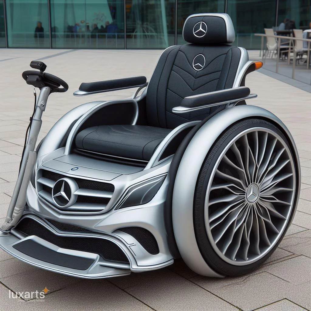 Drive in Comfort and Style: Mercedes-Inspired Electric Wheelchairs luxarts mercedes inspired electric wheelchair 17 jpg