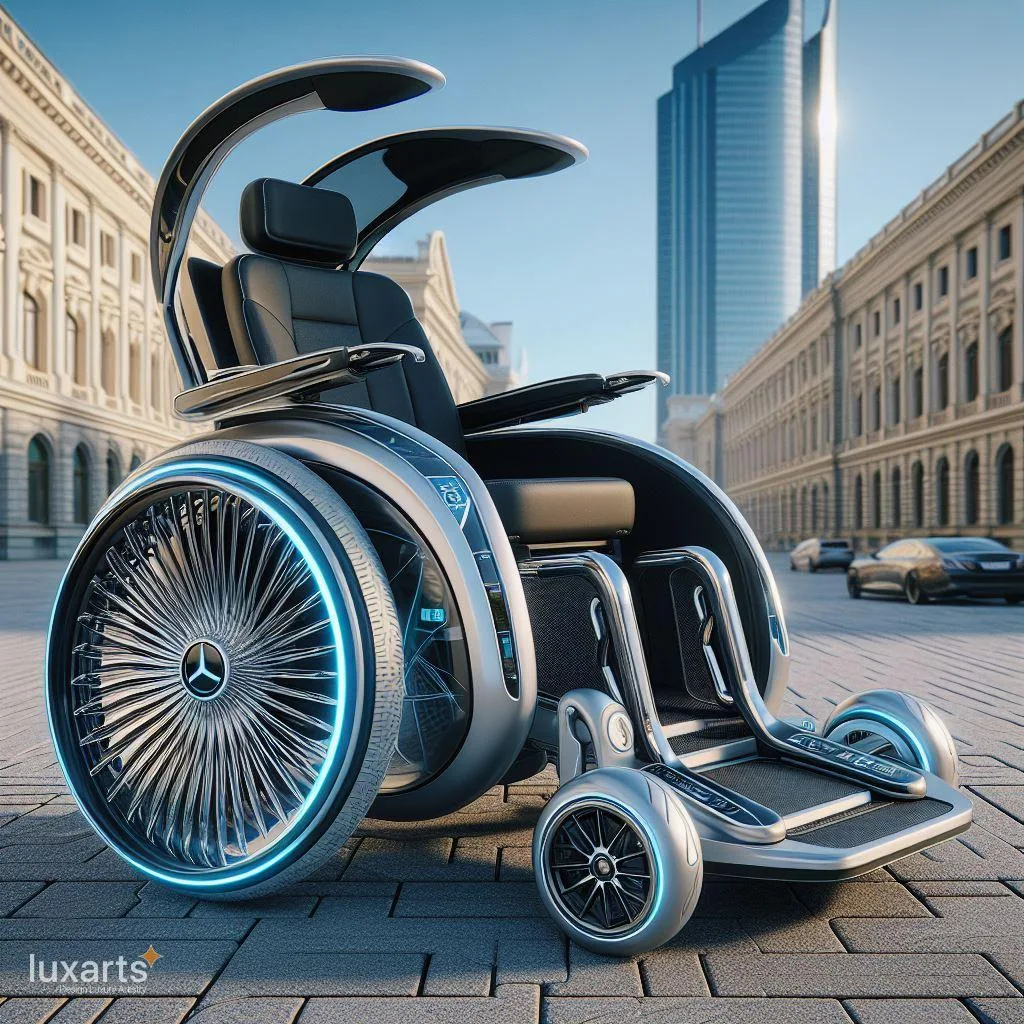 Drive in Comfort and Style: Mercedes-Inspired Electric Wheelchairs luxarts mercedes inspired electric wheelchair 5 jpg