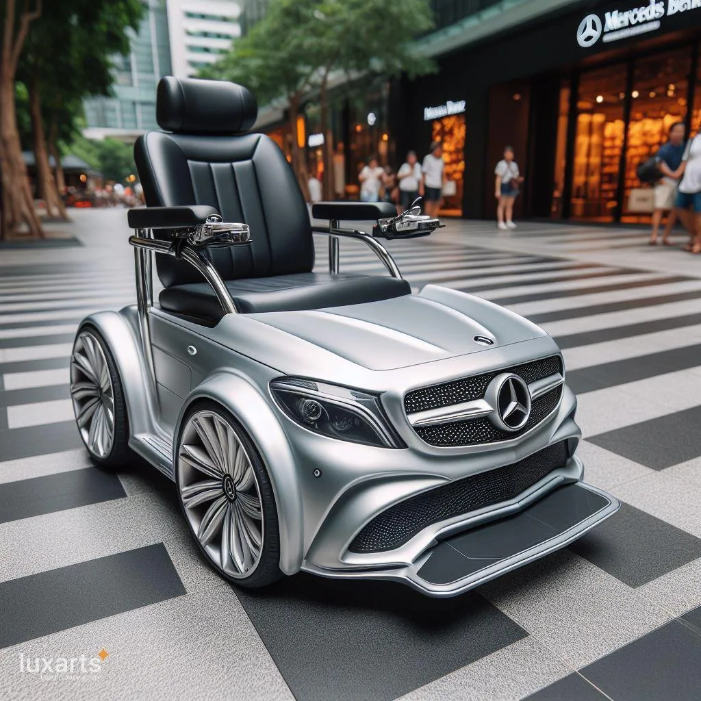 Drive in Comfort and Style: Mercedes-Inspired Electric Wheelchairs luxarts mercedes inspired electric wheelchair 6 jpg