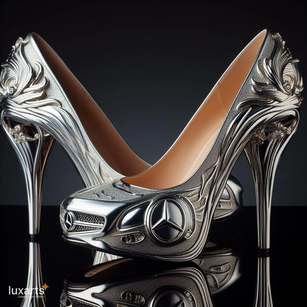 Step into Luxury: Mercedes-Inspired Heels for the Fashion Elite luxarts mercedes inspired heels 2 jpg