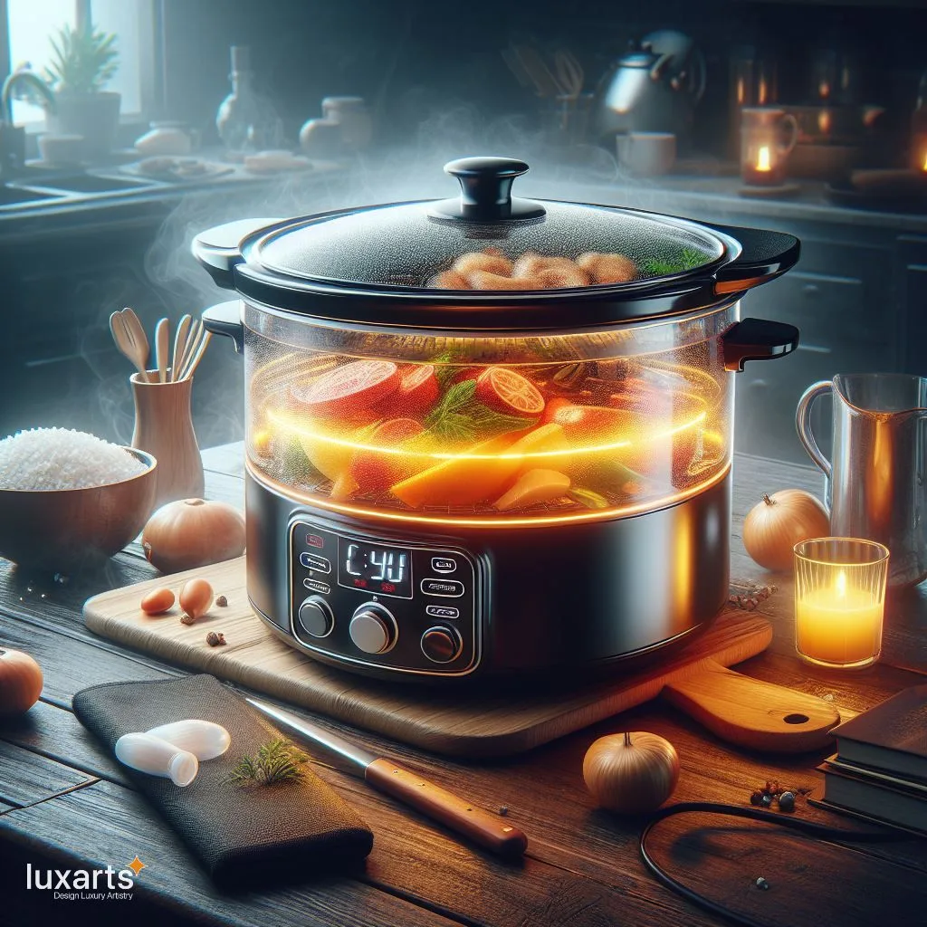 Radiant Cuisine: Neon Transparent Slow Cookers for Stylish Meals