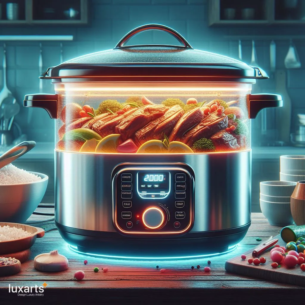 Radiant Cuisine: Neon Transparent Slow Cookers for Stylish Meals