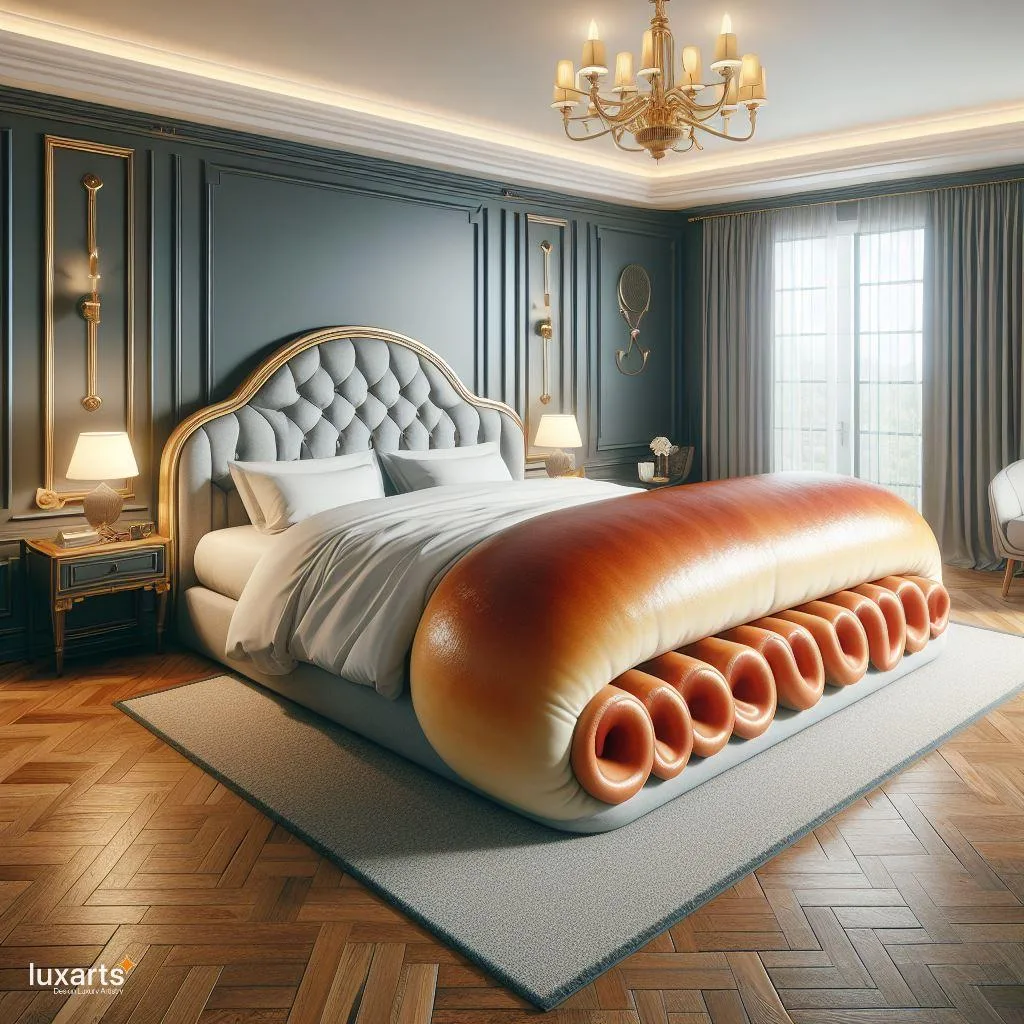 Indulge in Comfort: Sausage Roll-Inspired Bed for Deliciously Cozy Nights luxarts sausage roll inspired bed 7 jpg