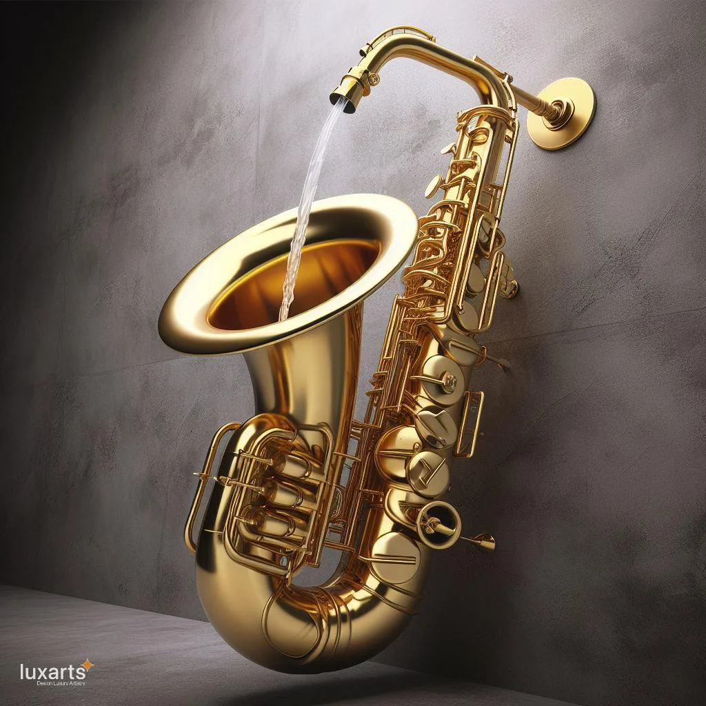 Jazz Up Your Bathroom: Saxophone-Shaped Urinals for Musical Decor luxarts saxophone shaped saurinal 11 jpg