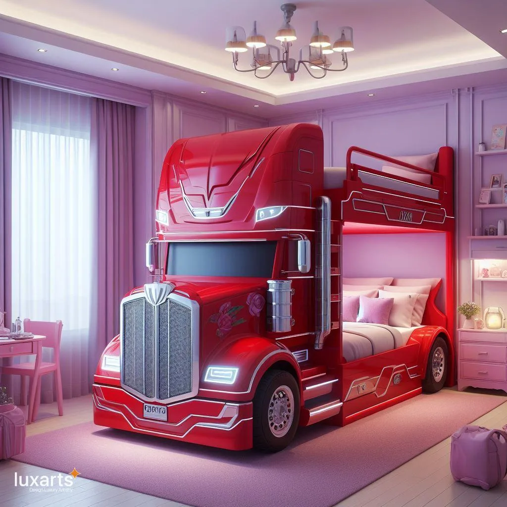 Rev Up Your Bedroom: Semi-Truck-Inspired Bunk Beds