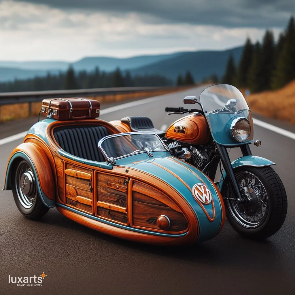 Harley Davidson and Volkswagen Sidecar: Cruising in Style luxarts sidecar vw x harley davidson 12 jpg
