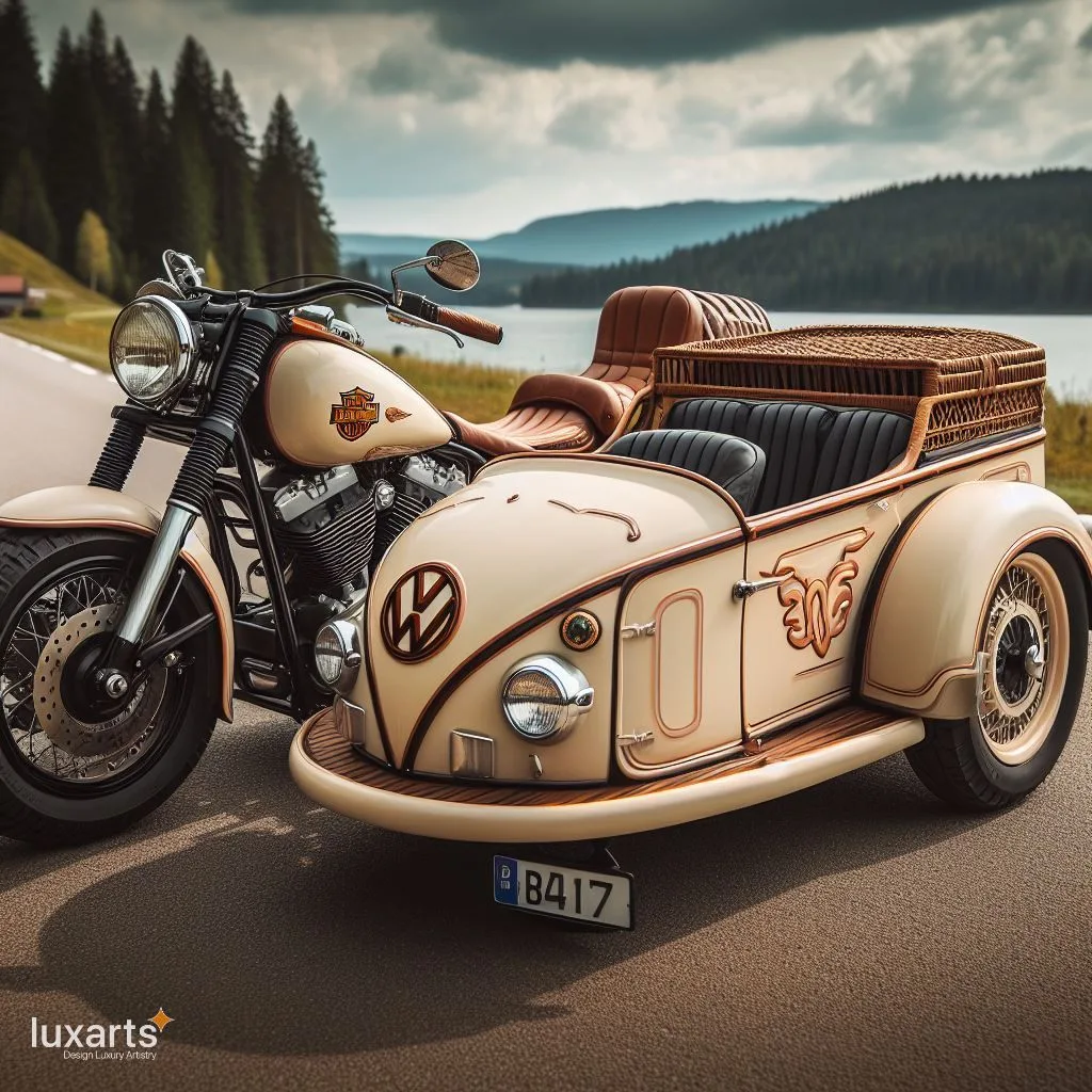 Harley Davidson and Volkswagen Sidecar: Cruising in Style luxarts sidecar vw x harley davidson 17 jpg