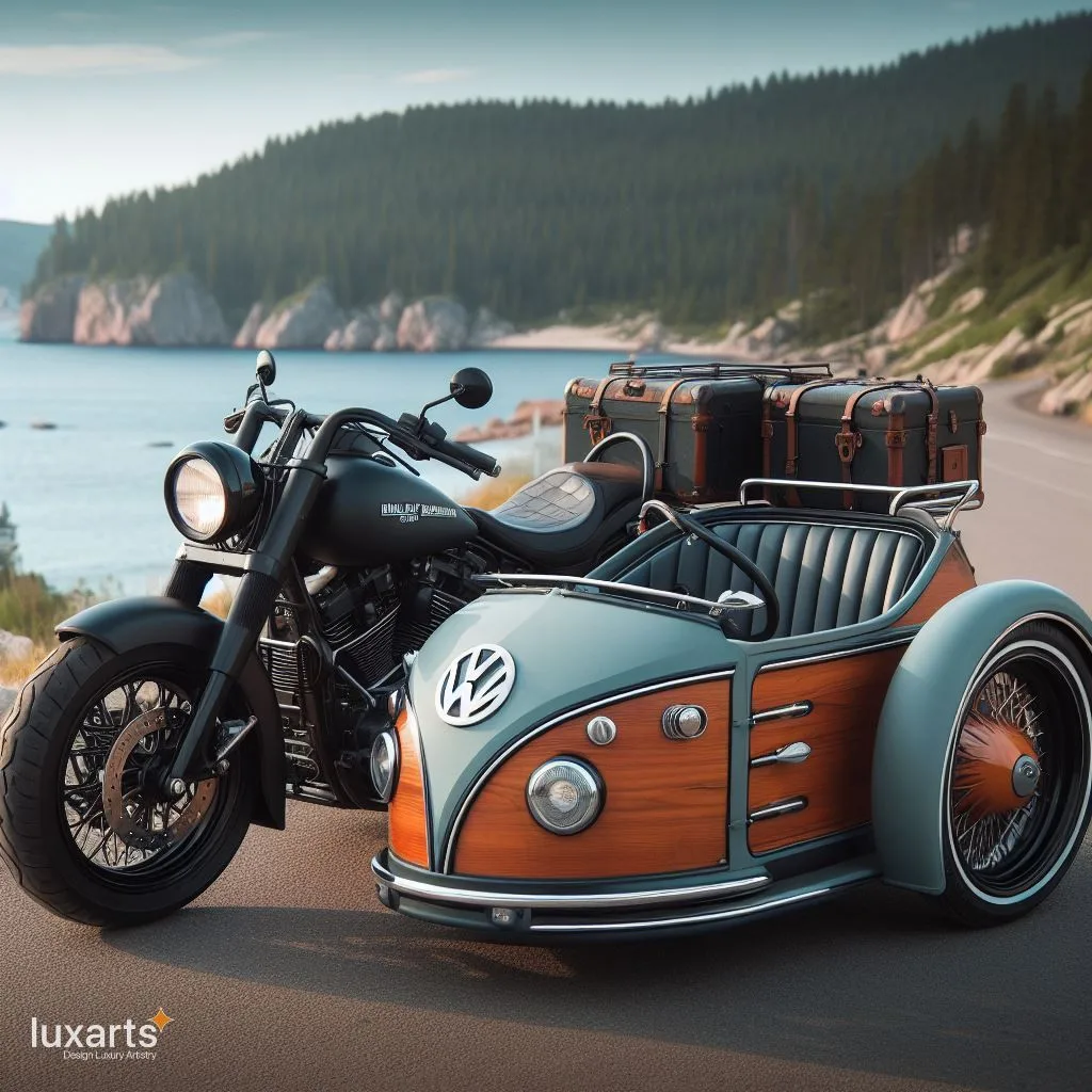 Harley Davidson and Volkswagen Sidecar: Cruising in Style luxarts sidecar vw x harley davidson 26 jpg