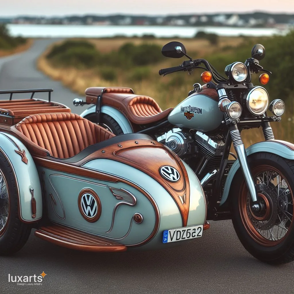 Harley Davidson and Volkswagen Sidecar: Cruising in Style luxarts sidecar vw x harley davidson 4 jpg