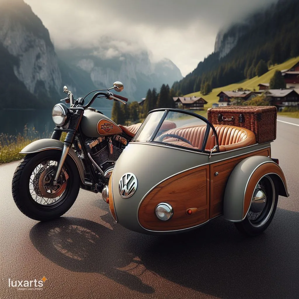Harley Davidson and Volkswagen Sidecar: Cruising in Style luxarts sidecar vw x harley davidson 5 jpg
