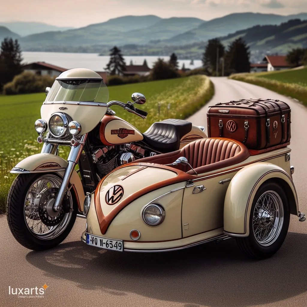 Harley Davidson and Volkswagen Sidecar: Cruising in Style luxarts sidecar vw x harley davidson 9 jpg