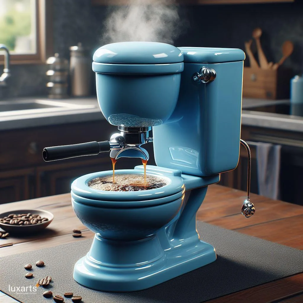 Flushed with Flavor: Toilet-Inspired Coffee Maker for a Unique Brew Experience luxarts toilet inspired coffee maker 11 jpg