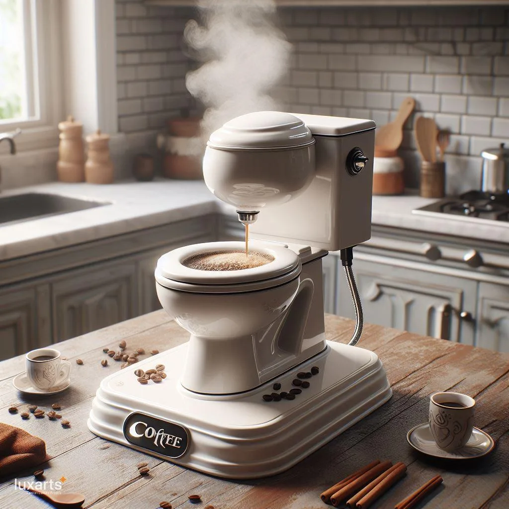 Flushed with Flavor: Toilet-Inspired Coffee Maker for a Unique Brew Experience luxarts toilet inspired coffee maker 17 jpg