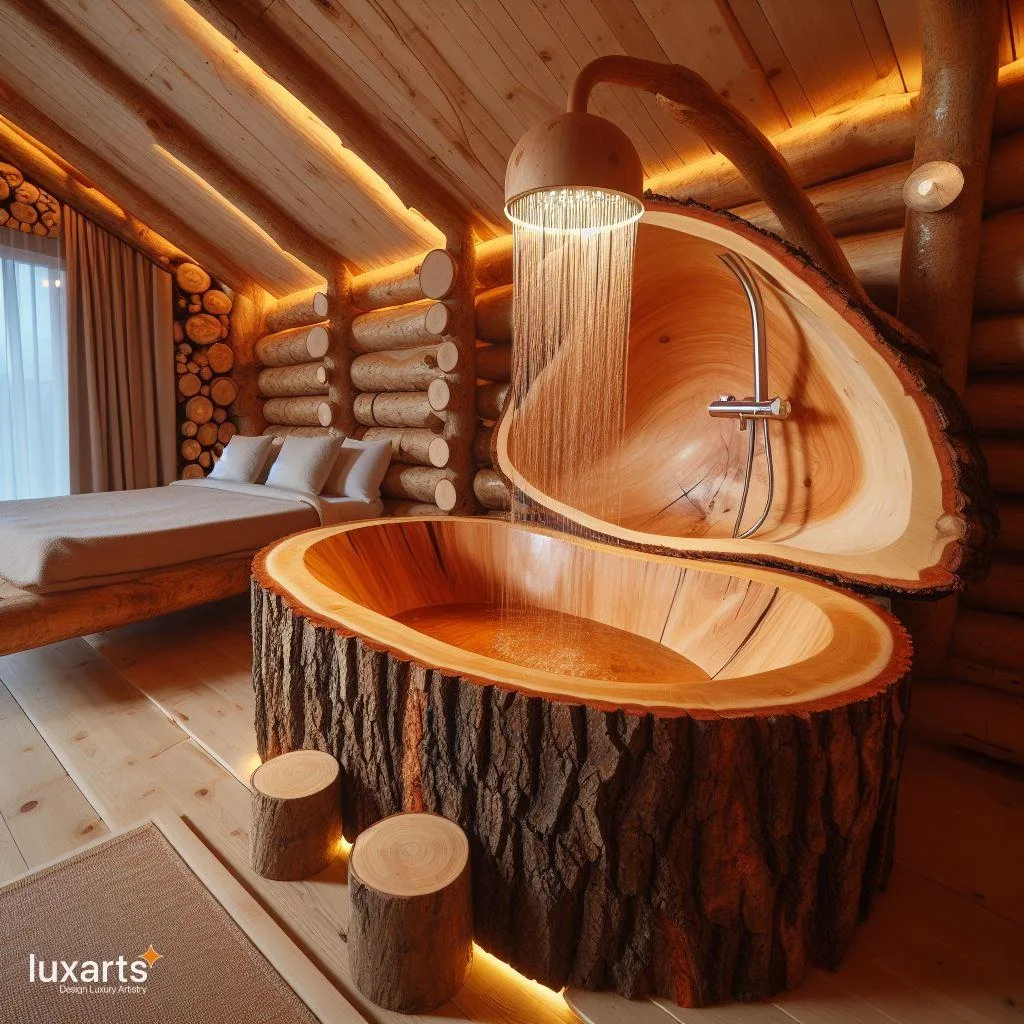 Naturally Relaxing: Tree Trunk Baths for a Serene Bathing Experience