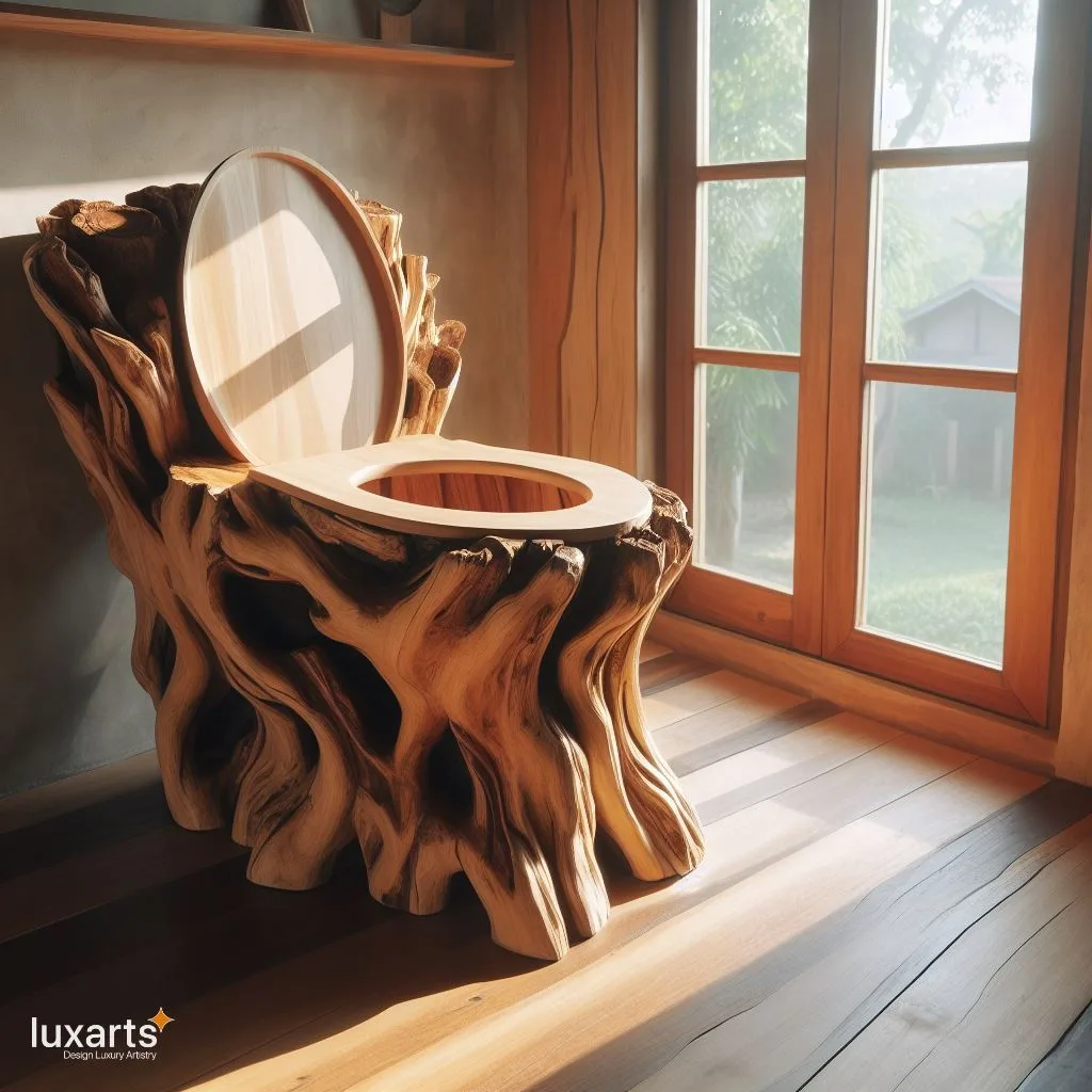Tree Trunk Toilet: Bringing Rustic Nature into Your Bathroom