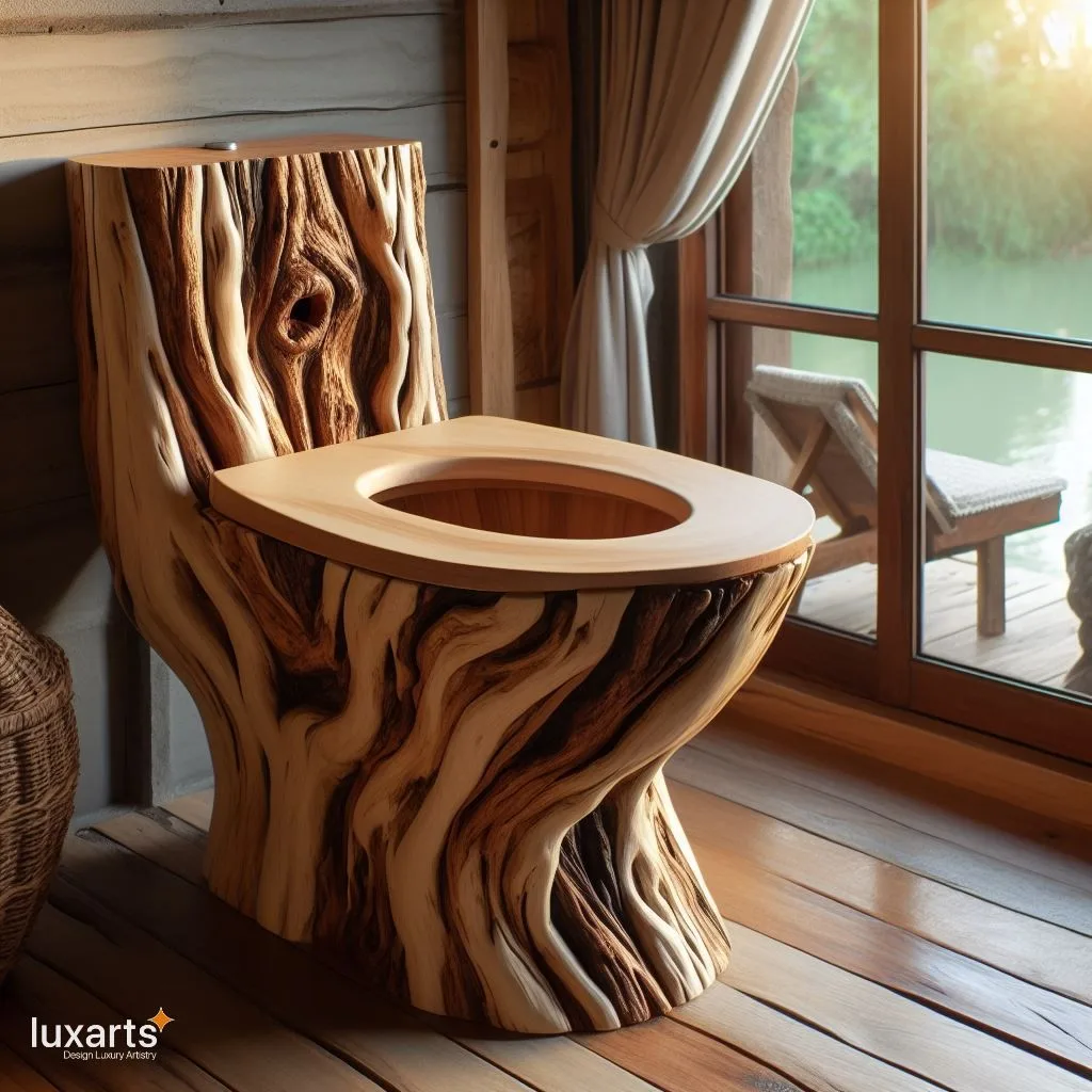 Tree Trunk Toilet: Bringing Rustic Nature into Your Bathroom