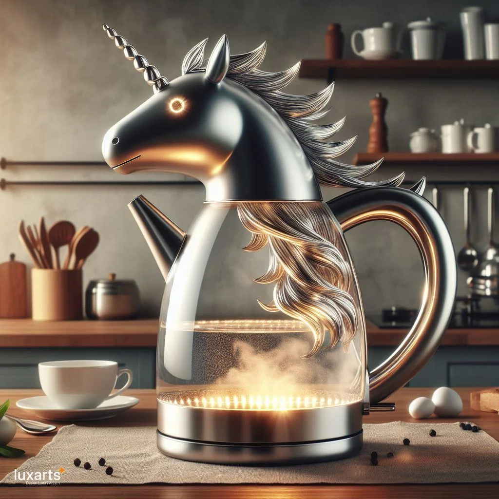 Whimsical Whistling: Unicorn-Inspired Kettle for Enchanting Tea Time luxarts unicorn inspired kettle 4 jpg