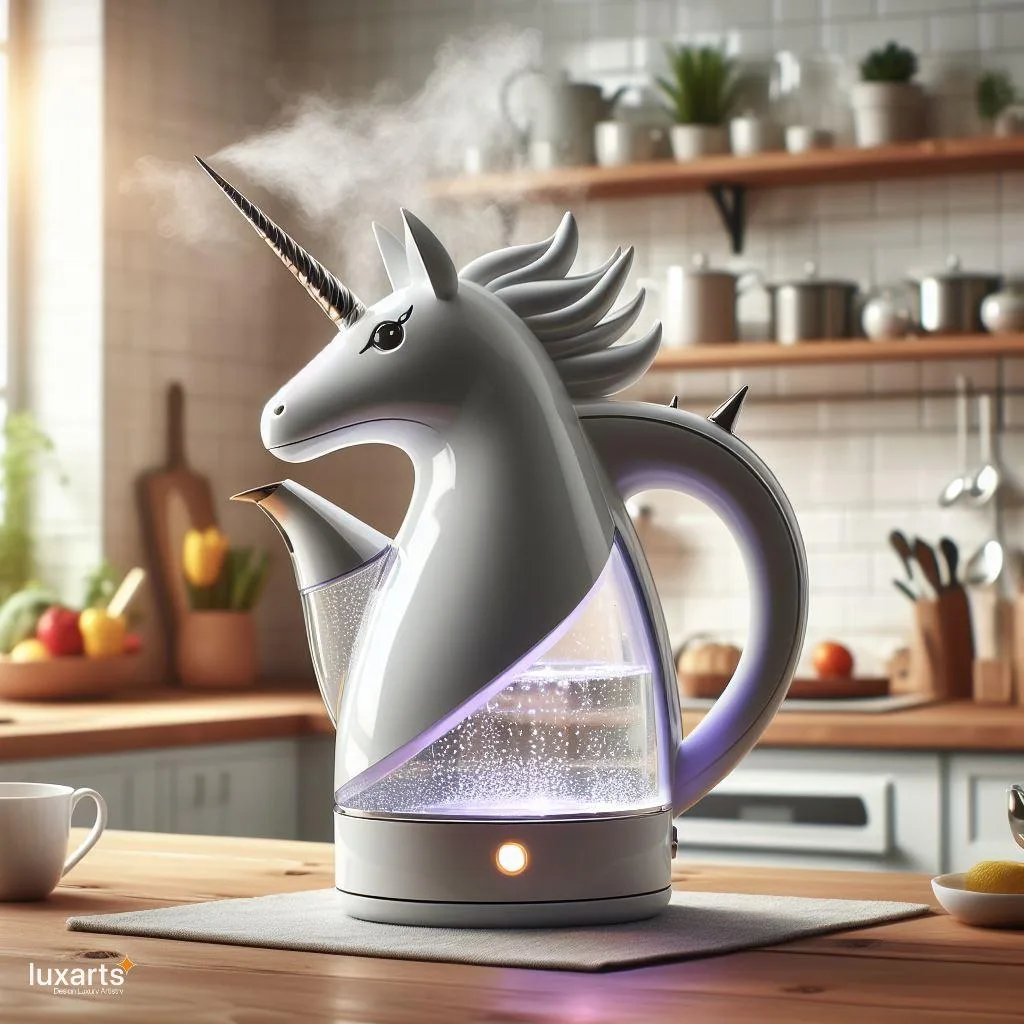 Whimsical Whistling: Unicorn-Inspired Kettle for Enchanting Tea Time luxarts unicorn inspired kettle 5 jpg