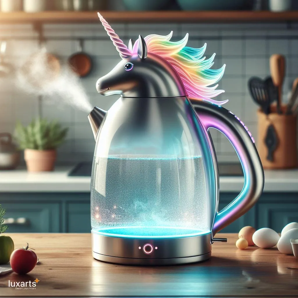 Whimsical Whistling: Unicorn-Inspired Kettle for Enchanting Tea Time luxarts unicorn inspired kettle 6 jpg