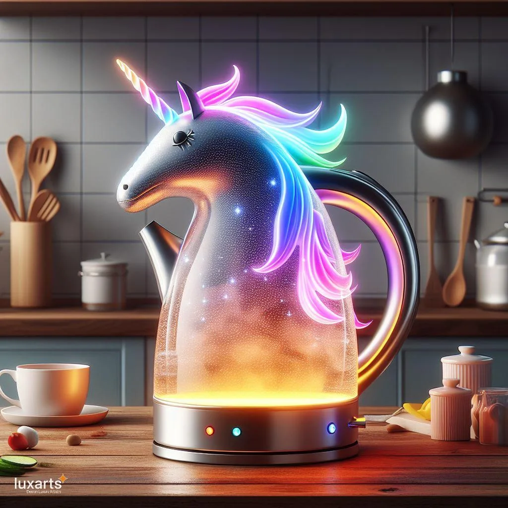 Whimsical Whistling: Unicorn-Inspired Kettle for Enchanting Tea Time luxarts unicorn inspired kettle 7 jpg