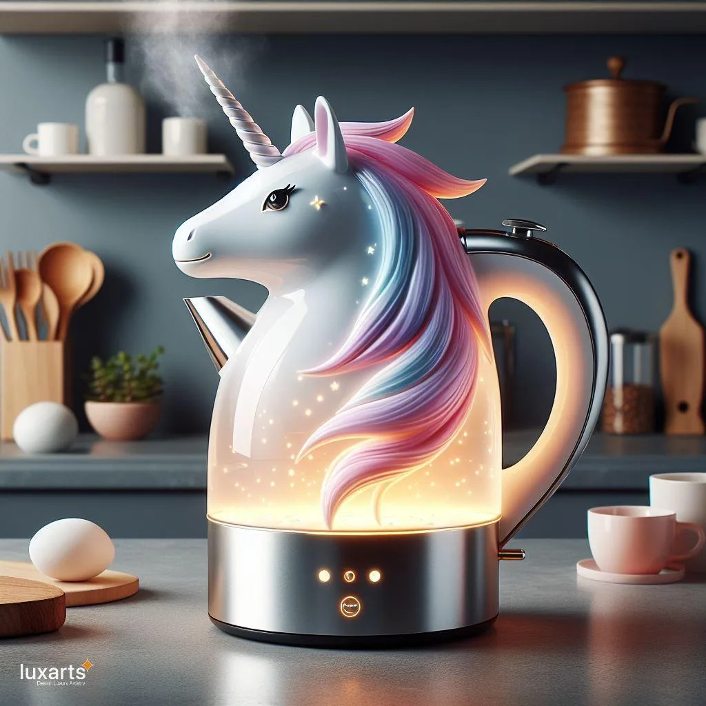 Whimsical Whistling: Unicorn-Inspired Kettle for Enchanting Tea Time luxarts unicorn inspired kettle 8 jpg